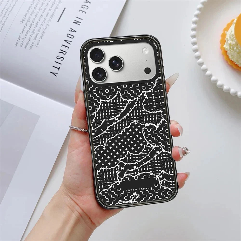 Tokyo Japan Pattern Impact Magnetic Phone Case Cover for IPhone 14 15 16 17 18 Pro Max Case Quake