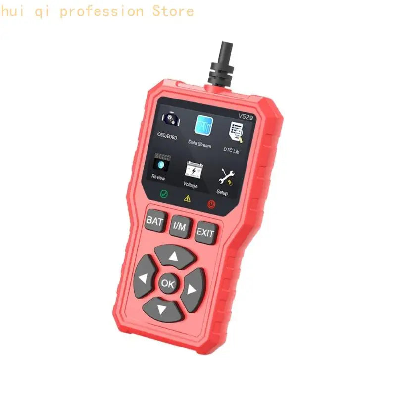 2.8Inch Screen Advanced Car Diagnostic Tool With 35000+ Code Library And Silicone Button Code Search For Quick Diagnosis H8WE Quake