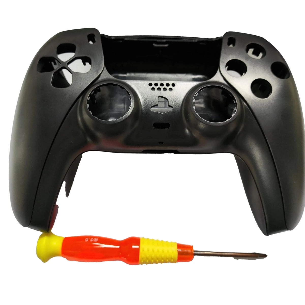 PS5 Dualsense DIY Replacement Housing Box can replace the original plastic decorative strip of PS5 Dualsense Quake black