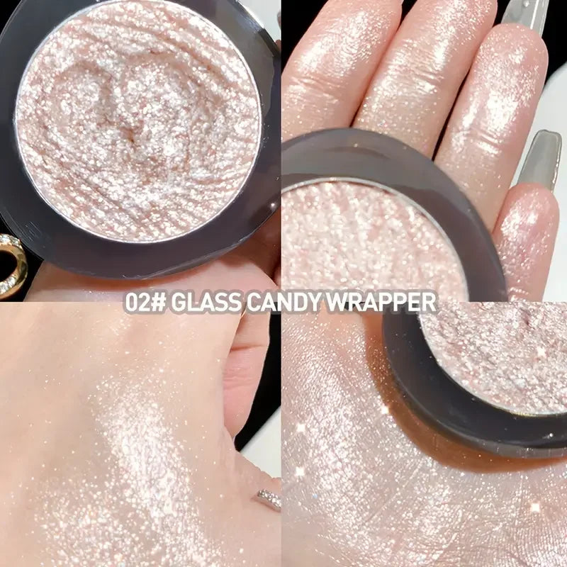 Shimmer Glitter Mashed Potatoes Highlighter Shine Highlighter Makeup Gel Face and Body Brighten Glitter Natural Contour Makeup Quake 02