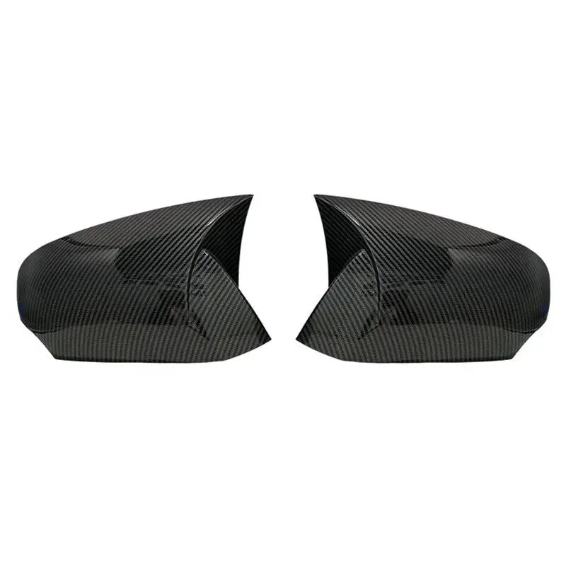 For Renault Fluence 2011-2015 Car Rearview Side Mirror Cover Wing Cap Sticker Exterior Door Rear View Case Trim Carbon Fiber Quake Carbon