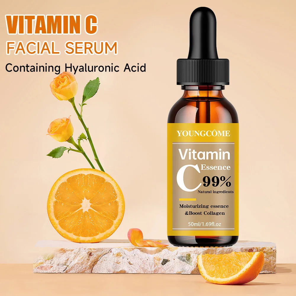 VitaminC Face Whitening Serum Spot Serum Anti Aging Whitening Brightening Dark Spots Freckle Remove Healsdryskin Hyaluronic Acid Quake