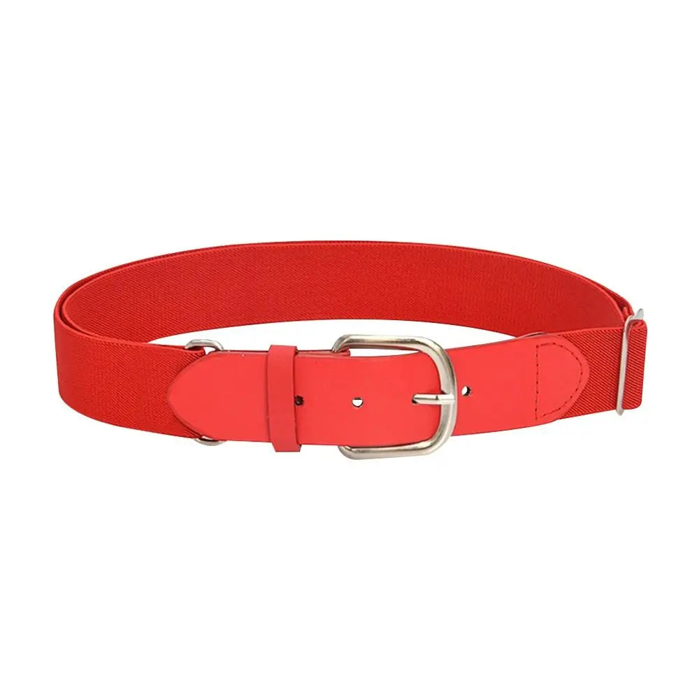 Decoration Adjustable Children Waistband Waiststrap Elastic WaistBelt Baseball Belt Quake red