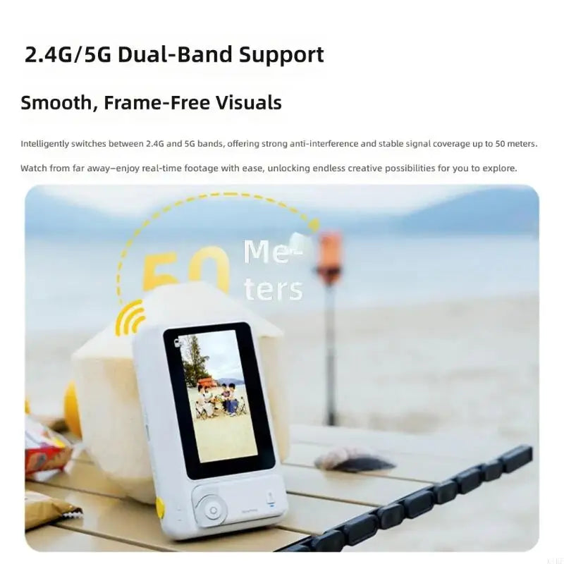 Phone Rear Camera Monitor, 3.1 In Display, Handheld Remote, Supports Major Smartphone Systems for Groups K1KF Quake