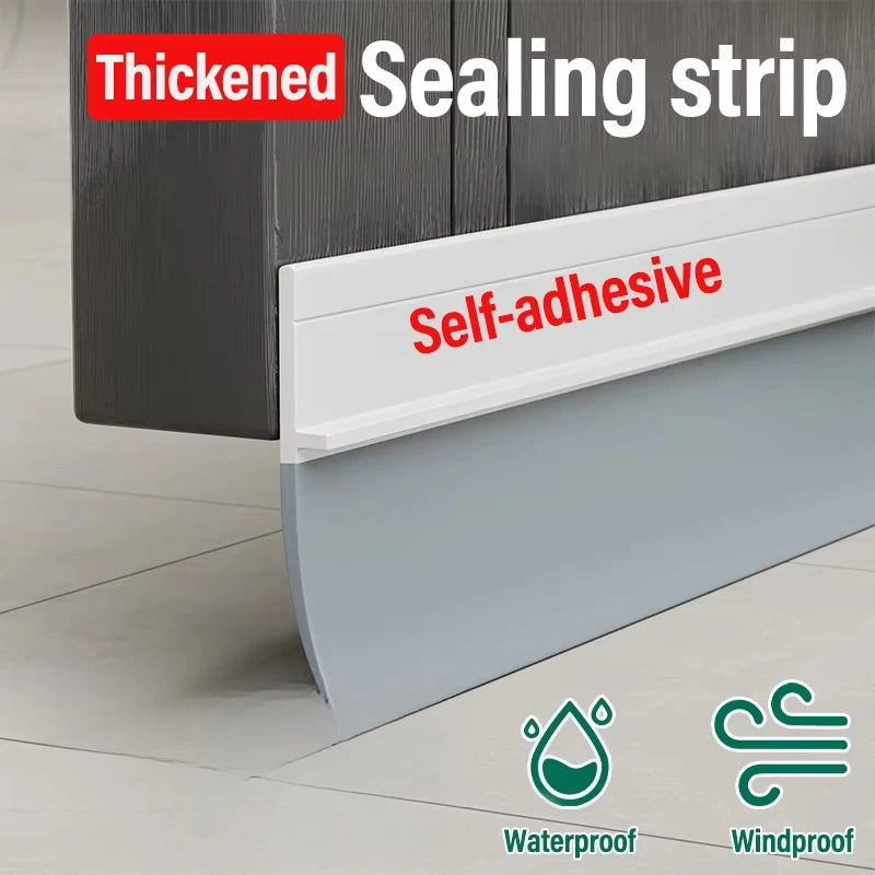 1PC Under Door Draft Stopper Sound Insulation Seal Strip Block Air Leakage Door Gap Baffle for Bedroom Door Bottom Wind Proof Quake