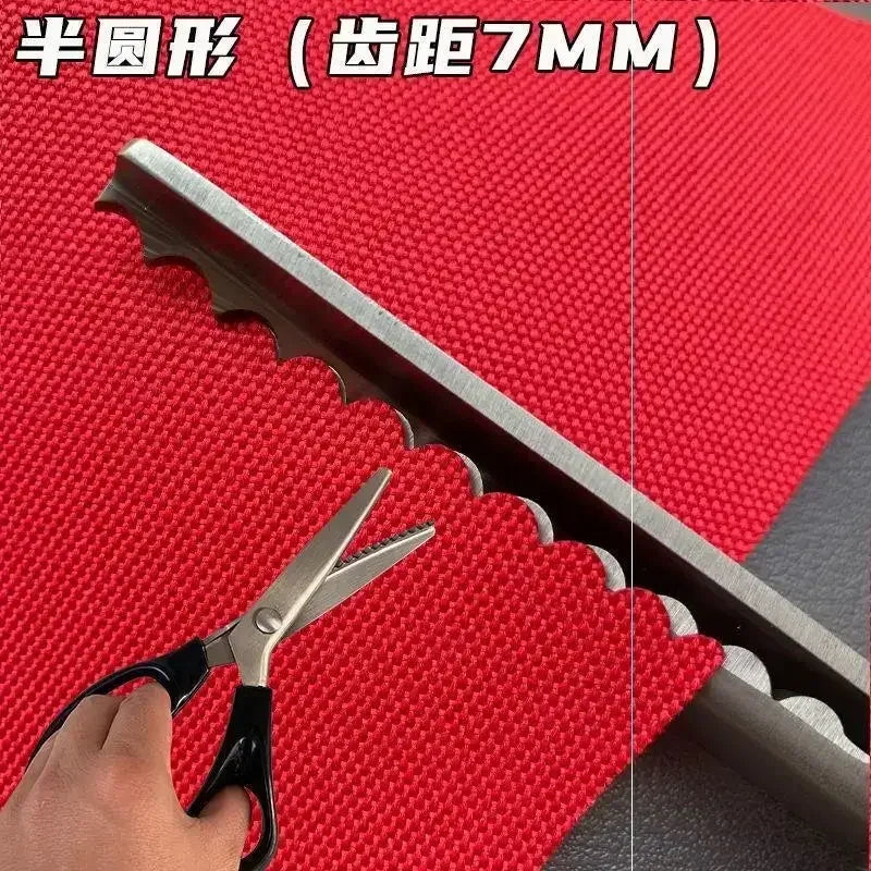 Professional Pinking Shears Stainless Steel Zig Zag Scissors for Fabric Sewing Dressmaking Quilting for Tailors Sewers DIY Quake Wave 7mm