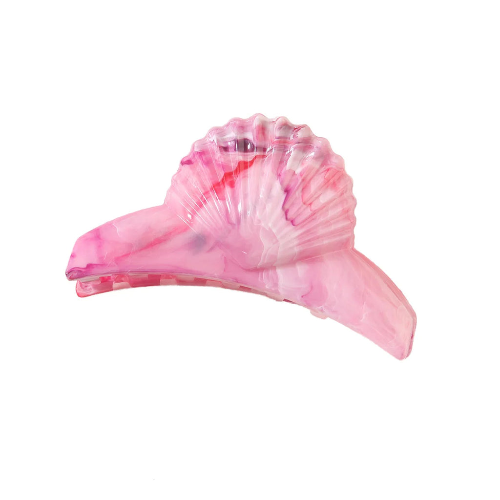 Acetate Shell Shaped Hair Clips Summer Vacation Hair Crab Hairgrip Headwear Beach Hairpins Hair Claws Women Styling Accessories Quake rs 10.5cm