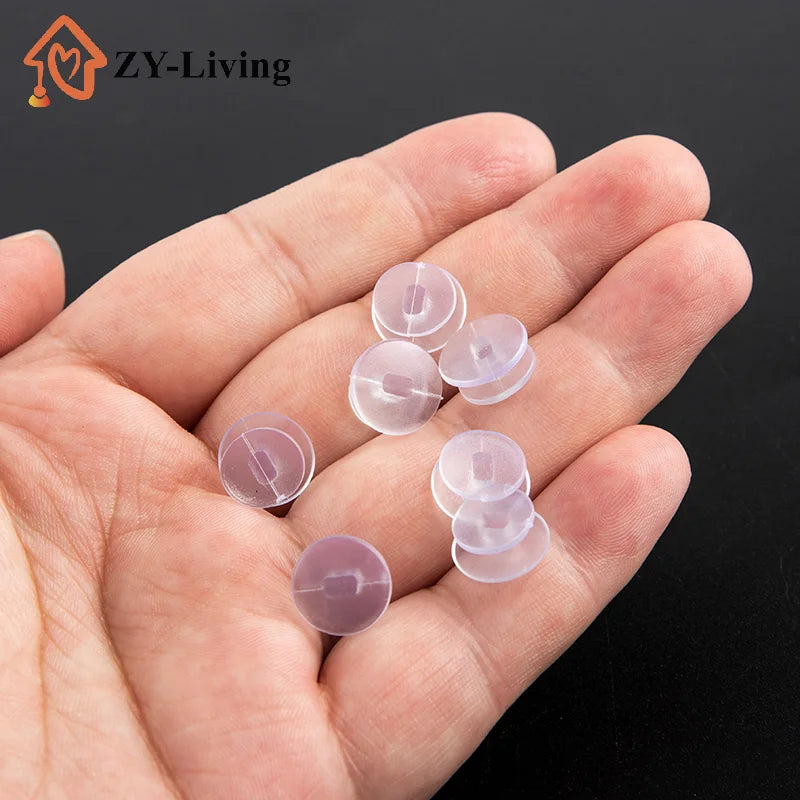 25Pcs For DIY Sandal Shoe Charms Jewelry Decor Transparent Buttons Accessories Quake