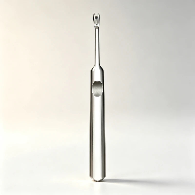Stainless Steel Cuticle Pusher Fork V Shape Dead Skin Remover Professional Hand Nail Manicure Care Tools Quake