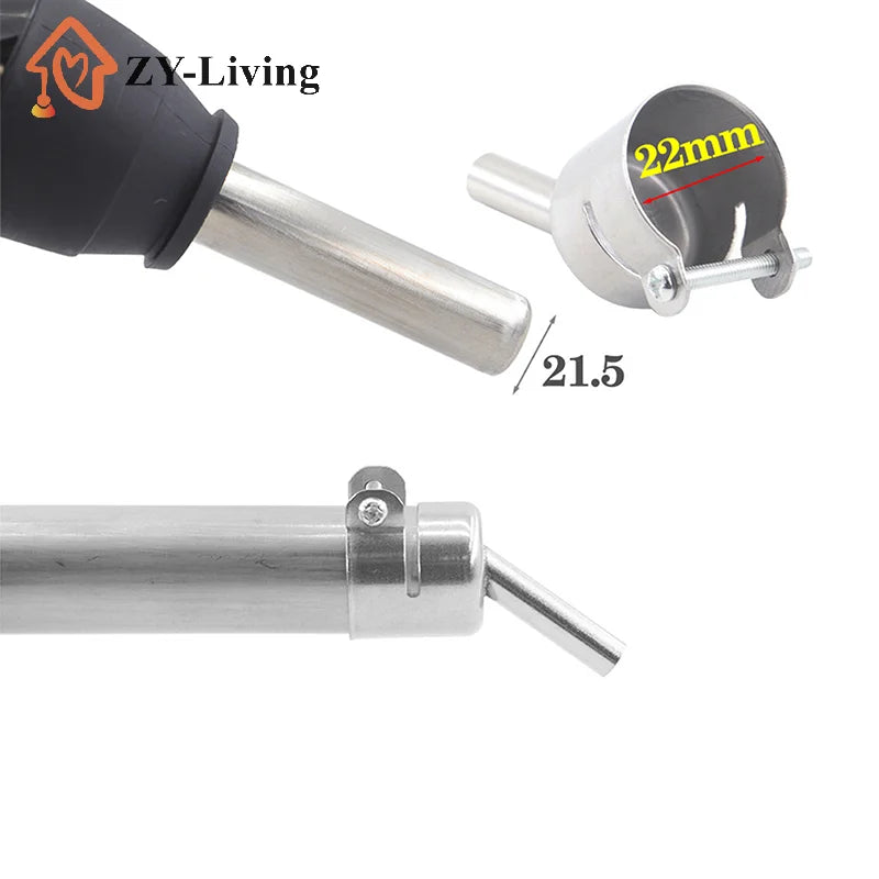 850 3/4/5/6/7/8/10/12MM Hot Air Nozzle 45 Degree Curved Angle Welding Nozzle For 850 Series Hot Air Rework Station Accessories Quake