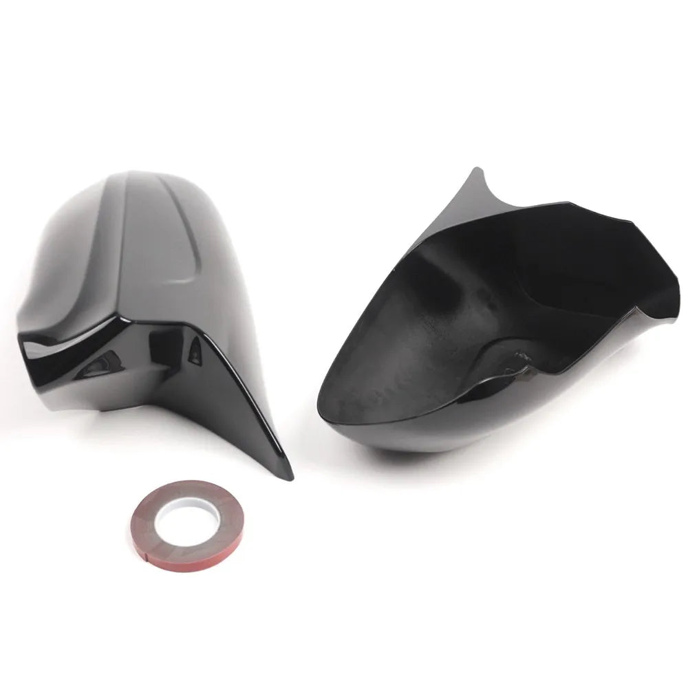 For LHD Lexus ES LS IS Series 2006-2012 2x Car Sticker Rearview Side Mirror Cover Wing Cap Exterior Door Rear View Case Trim Quake