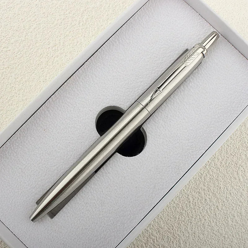 New Luxury Metal Ballpoint Pen Office Commercial Press Metal Pens Gift Automatic Ball Pens for School Quake (NOT BOX) 6