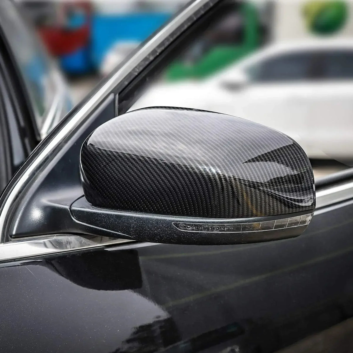 For Jeep Cherokee 2014-2018 Compass 2017-2019 Car Sticker Rearview Side Mirror Cover Wing Cap Exterior Door Rear View Case Trim Quake
