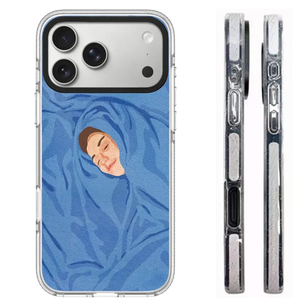 6090681 White Border Magnetic Phone Case Cover for IPhone 13 14 15 16 17 18 Pro Max Case Quake
