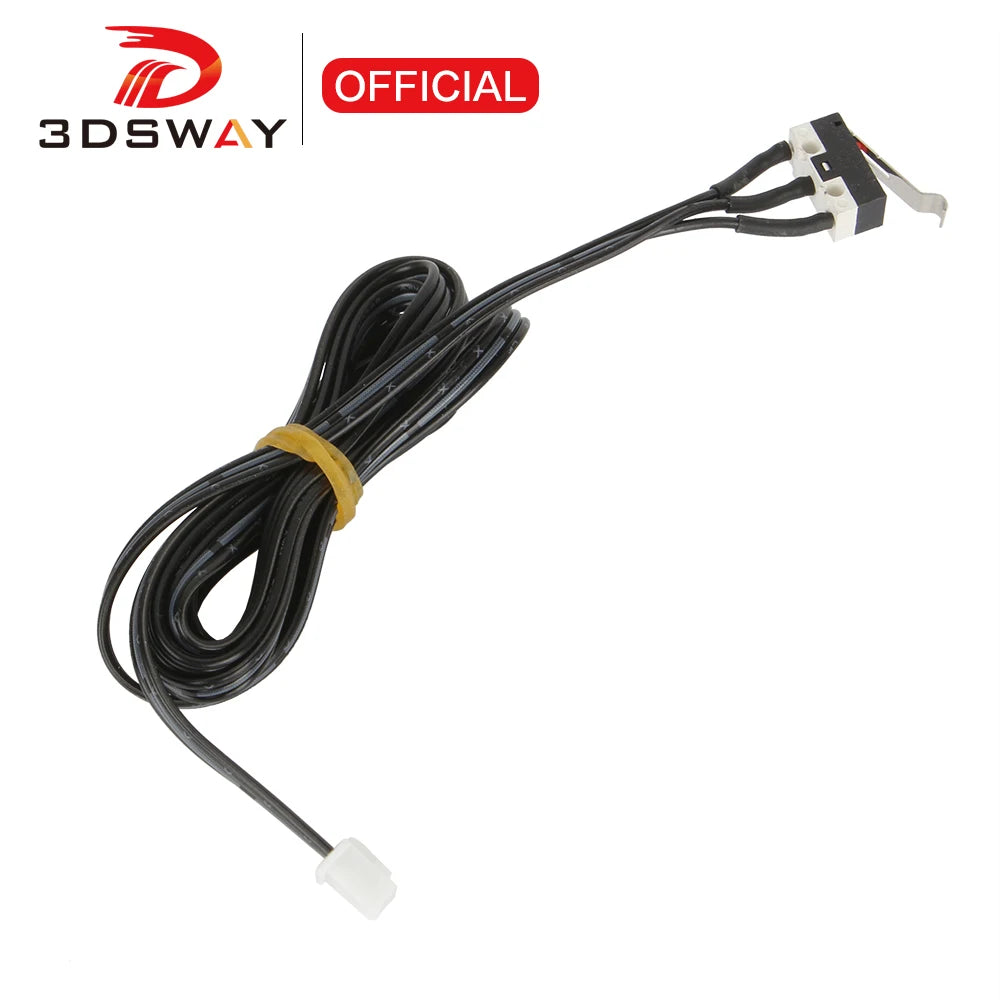 3DSWAY 3D Printer Parts Limit Switch Endstop Micro Switch with 1m/1.5m/2m Cable Mechanical Switches for RAMPS 1.4 RepRap Quake