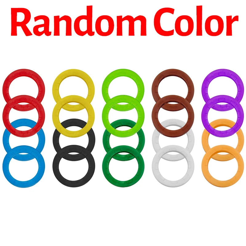 Soft Silicone Key Top Covers Color Key Sleeve Elastic Key Identifiers Protector Organizer Labels Keyring Protection Accessories Quake A (2x2cm) 30PCS