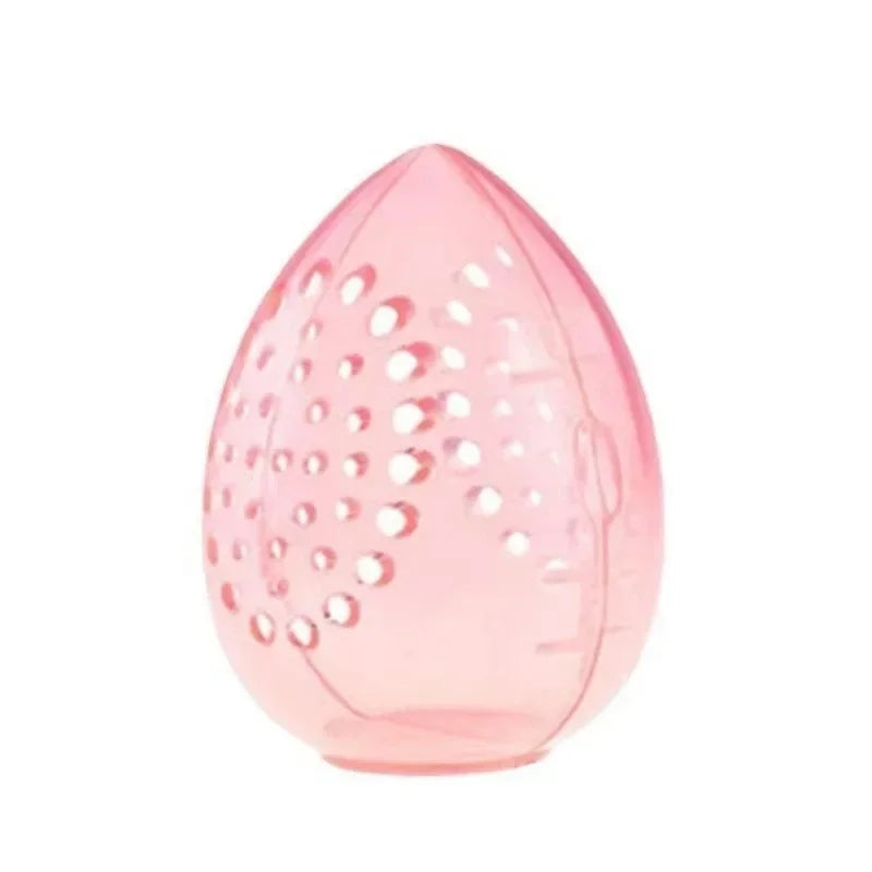 Plastic Egg Shaped Makeup Blender Holder Stand Drying Box Empty MakeupSponge StorageCosmetic Puff Organizer Rack Portable Quake