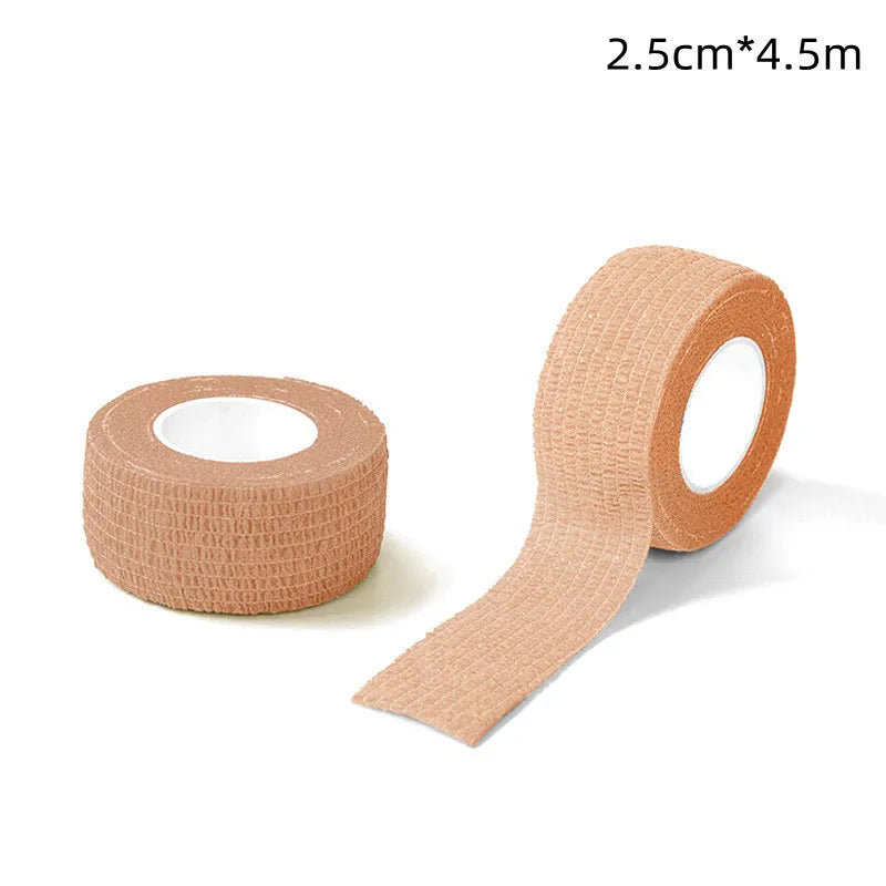 1 Pc Self Adhesive Elastic Bandage Protection Finger for Writing First Aid Kit Colorful Tape New Tattoo Accessories 2.5cm X 4.5m Quake NO.17