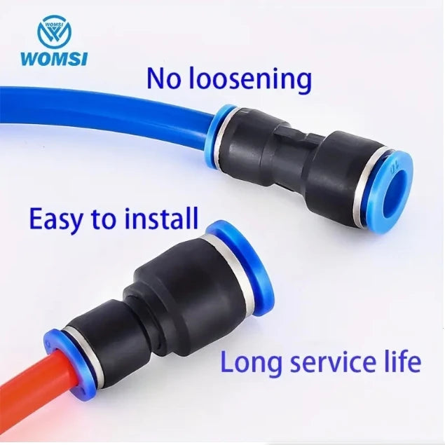 Pu/PG Pneumatic Fittings Connector PG 4 to 6-8-10-12/14mm 16mm Air Hose Tube Push in Straight Gas Quick Coupling Quake