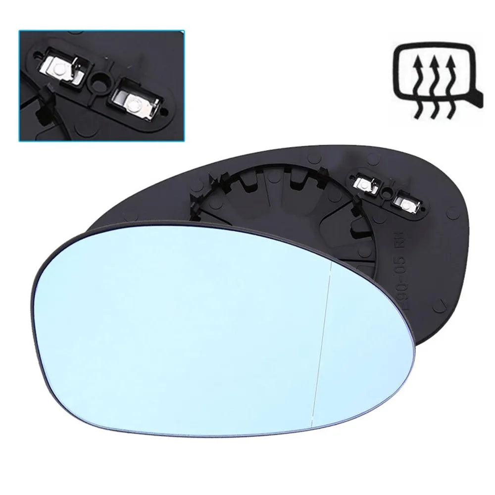 For BMW 1 3 Series E81 E87 E82 E88 E46 E90 E91 E92 E93 1x Left Right Side Rear View Lens Split Mirror Heated Door Glass Rearview Quake