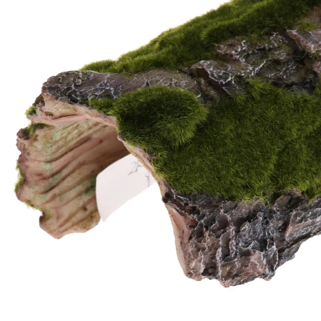 Aquarium Decorations Reptile Hideout Ornament Resin Turtle Kennel Lizard Shelter for Turtle Terrarium Use Quake