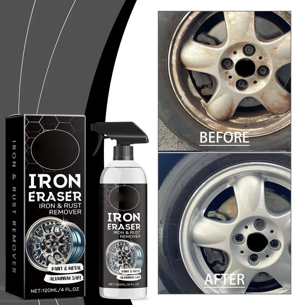 Car Rust Remover Cleaner Wheel Tire Cleaning Spray Iron Powder Brake Dust Stain Remover Auto Detailing Care Quake
