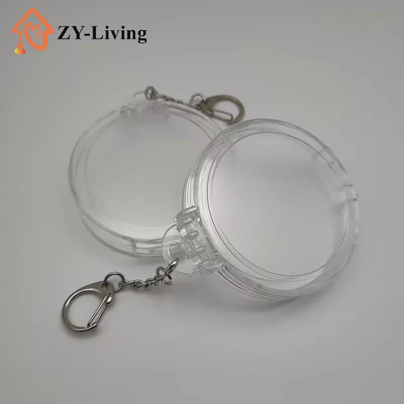 1Pcs Transparent Badge Storage Container For Painful Package Anime Badge Storage Display Bag Portable Storage For Jewelry Quake