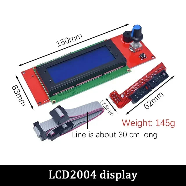 LCD 2004 12864 Control Panel Smart Controller Display Compatible with Ramps 1.4, 1.5, 1.6 for RepRap Mendel 3D Printer Quake LCD 2004