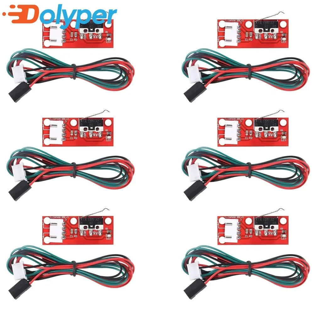 3/6/9PCS Mechanical Endstop Limit Switch Touch Switch Module with Cable 3D Printer Parts RAMPS 1.4 Mega2560 Control Board Quake