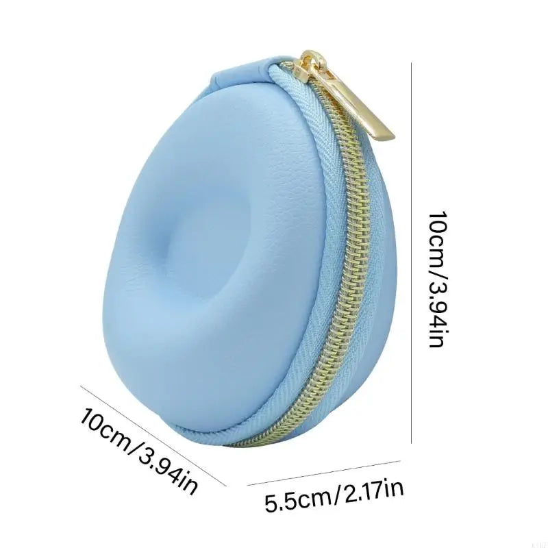 Strong EVA Watch Storage Case with Soft Lining & Smooth Metal Zipper Small Round Watch Organiser for Smartwatches & K1KF Quake
