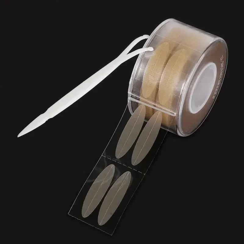 New 600Pcs Magic Big Eyes Self-adhesive Eyelid Sticker Eyelid Lift Strips Invisible Double Fold Eyelid Paste Instant Upper Clear Quake 600Pcs 02 L