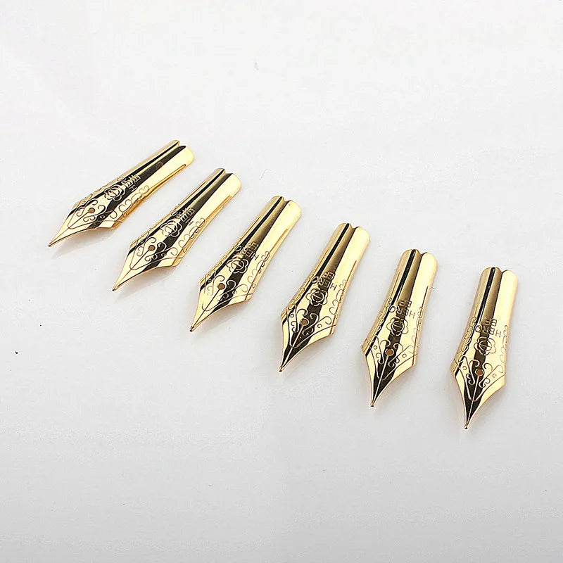 5pc Office Pen 26 Nib Limited Edition Write Fit for Most Golden F EF Fountain Pen Quake
