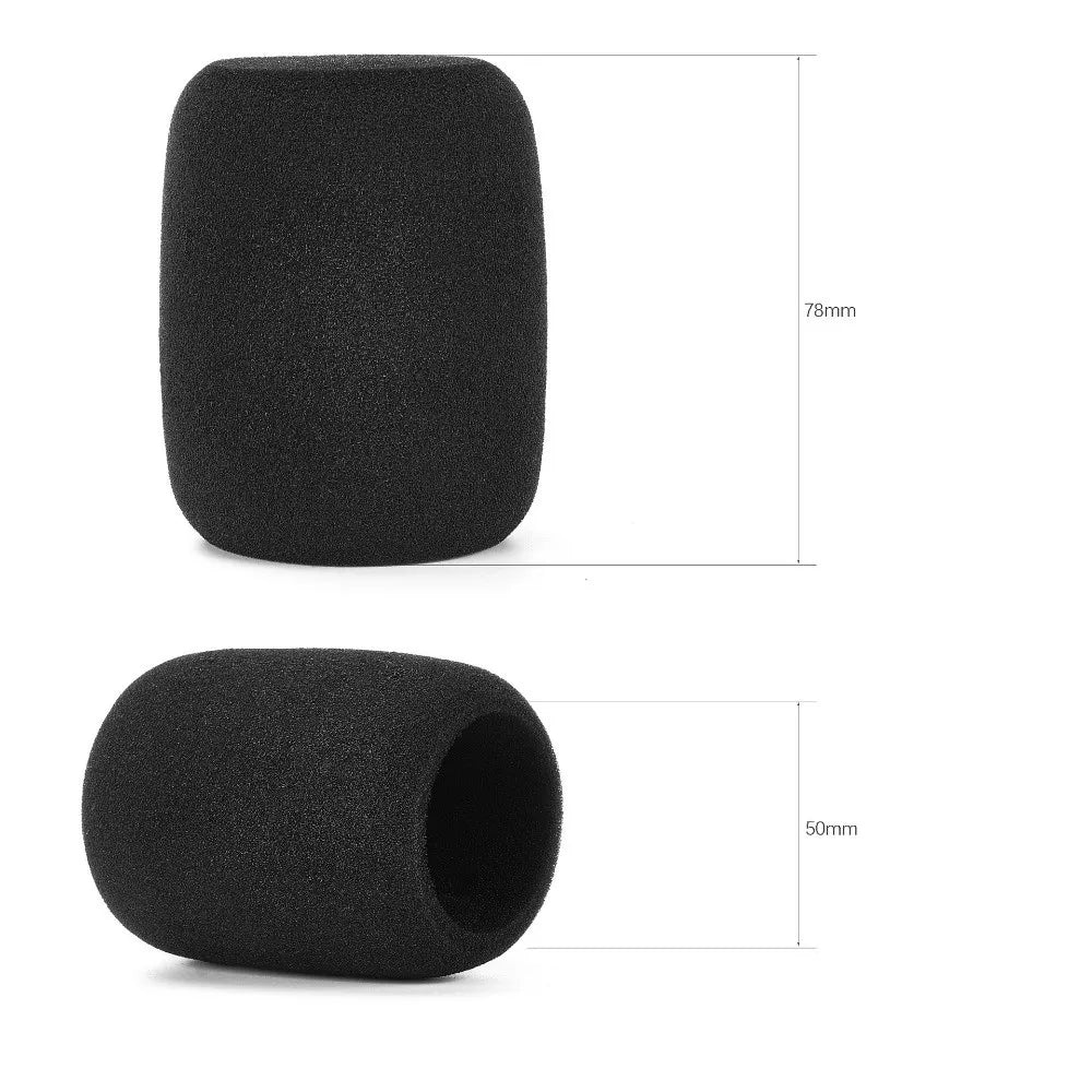 Replacement Mic Windscreen Cover Flocked Sponge Foam Windproof Microphone Pop Filter Pop Filter Cover for JBL PartyBox Wireless Quake