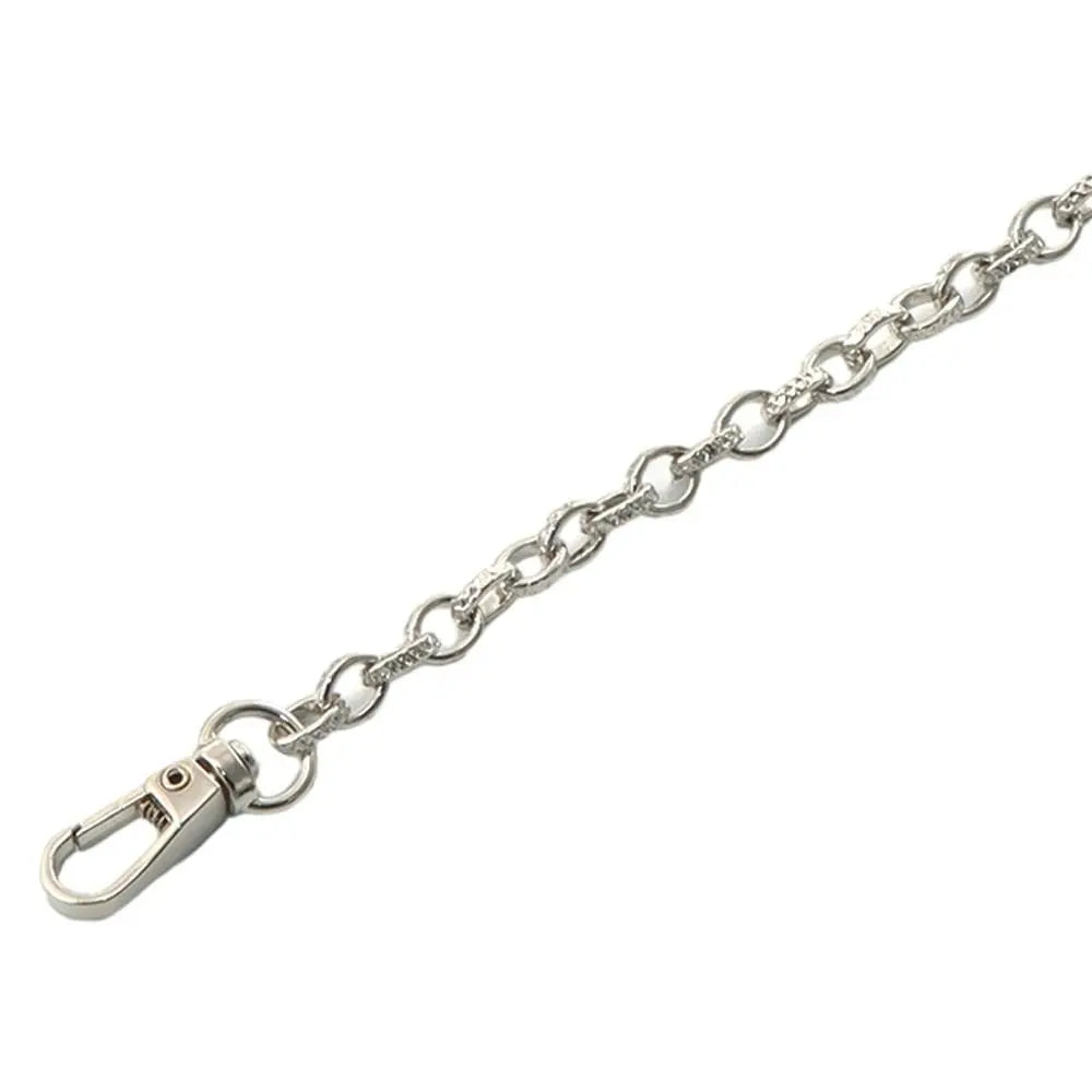 Fashion 120cm Bag Chains Replacement Metal Alloy Handbag Handle Chain Purse Chain Belt Quake 120cm silver type B