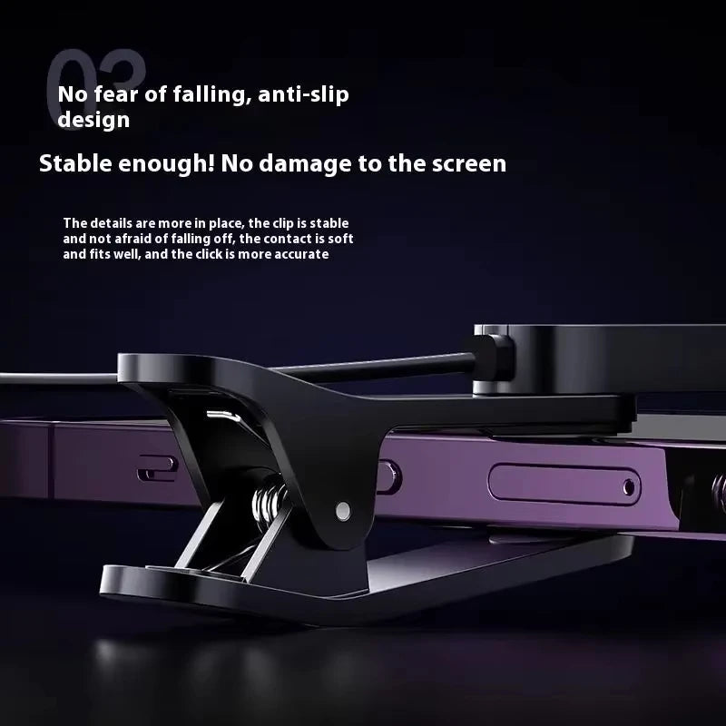 Screen Auto Clicker Simulated Finger Clicking For Smart Phone App Video Live Streaming Screen Touch Tripods Tapper Device Quake