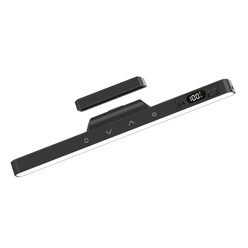 Touch Table Lamp Magnetic Desk Lamp Bulit-in Rechargeable Battery for Reading Cabinet Mirror Bedside Rechargeable Night Lights Quake 5color black