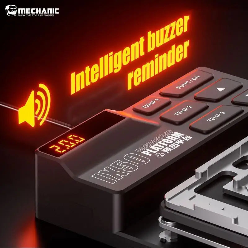 Circuit Board Preheating Station with 3 Saved Temperature Controls, Digital Display and Set-Point Sound for Component K1KF Quake