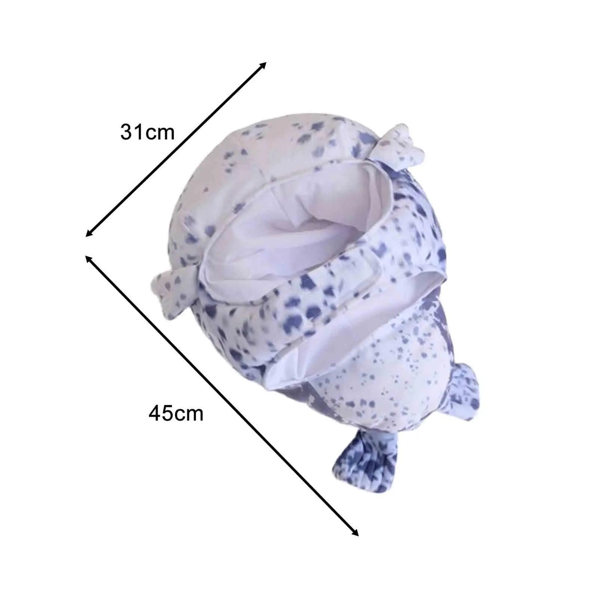 Seal Hat Funny Winter Hat Photo Prop Headwear Cartoon Selfie Hat for Masquerade Ball Role Play Halloween Birthday Party Holiday Quake