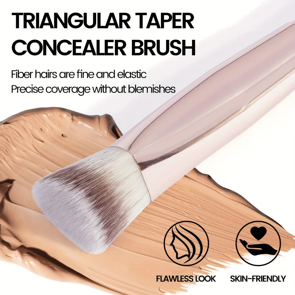 Premium Concealer Brush, Triangle Brush Head, Soft Synthetic Bristles, Fit for The Skin Quake