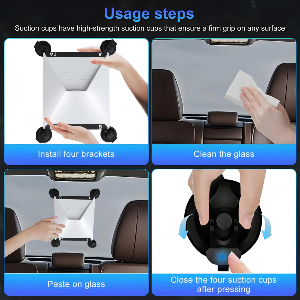 For Starlink Mini Suction Cup Mount for StarLink Mini Strong Mounting Kit for Car Windows/ Sunroofs/Windshield Accessories Quake