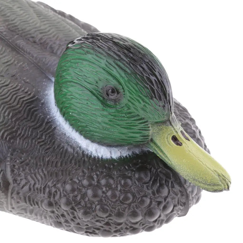 Lifelike Plastic Duck Decoy Garden Repeller Outdoor Bird Scarer Ornament for Yard Fishing Collection Quake