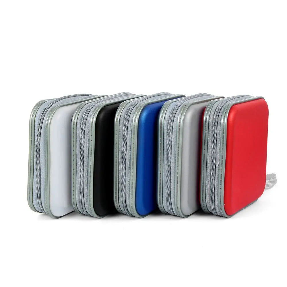 40 Disc Bags Wallet Album Holder Double-side Storage Sleeve CD DVD Case Organizer Quake