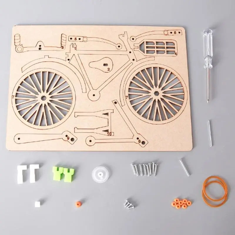 Wooden Cycle Model Construction Set For Children STEM Learning Toy Featuring Hands On Assembly And Interactive Play K1KF Quake