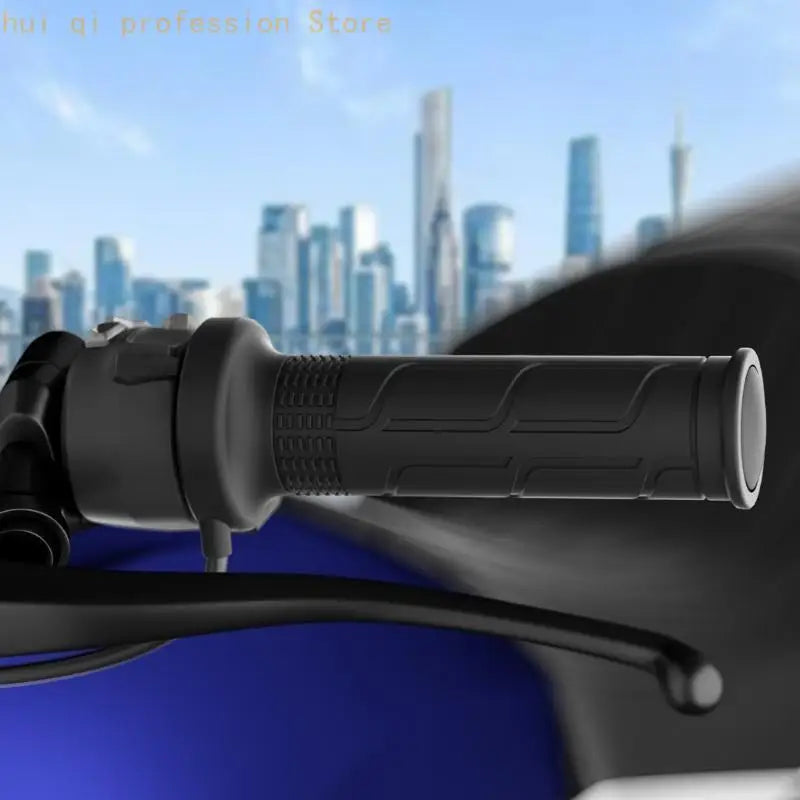 Intelligent Chip Controlled Heated Motorcycle Grips 6 Speed Memory for Winter H8WE Quake