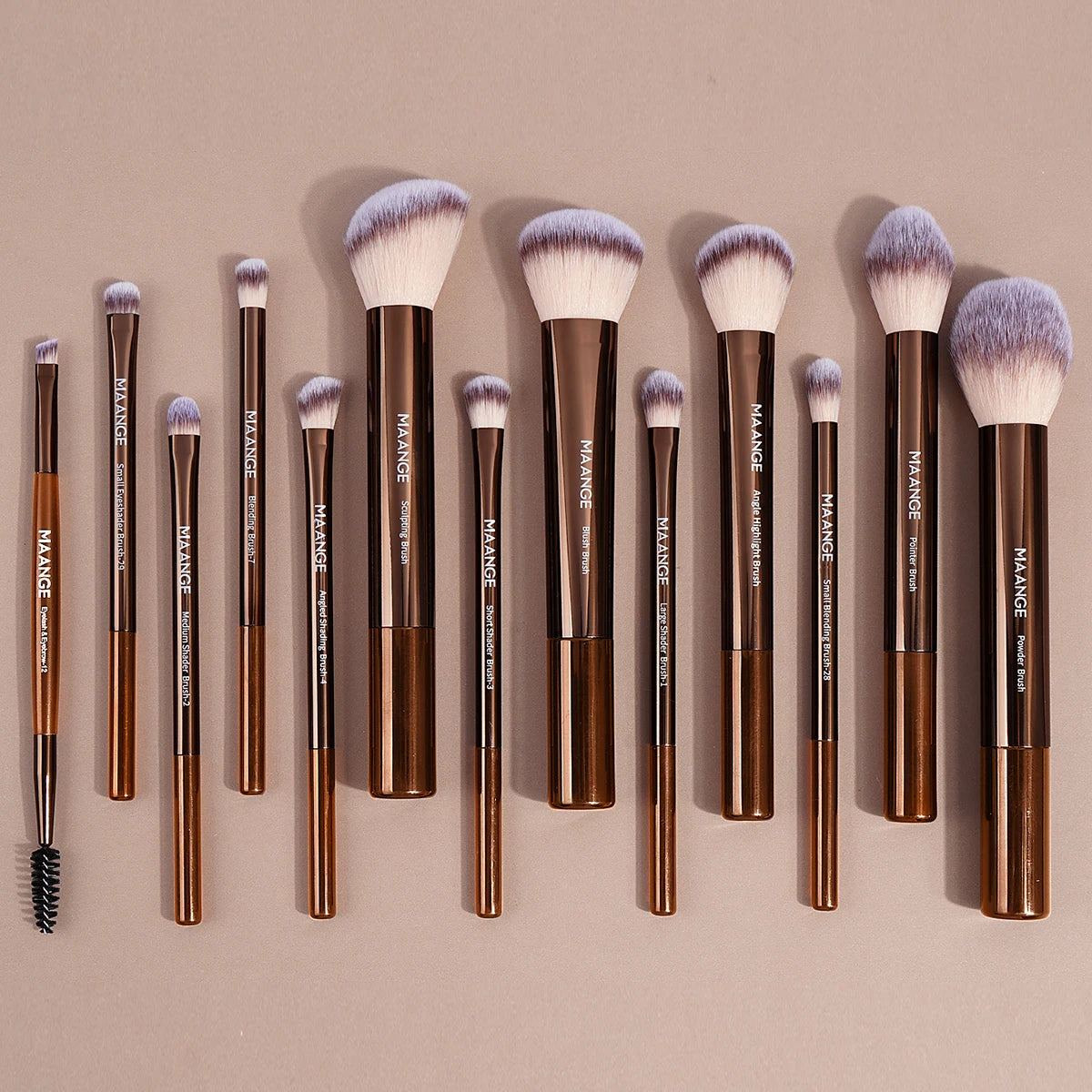 13pcs Makeup Brush Set Foundation Concealer Powder Eyeshadow Blush Brush Kabuki Blending Cosmetic Makeup Beauty Tool for Face Quake