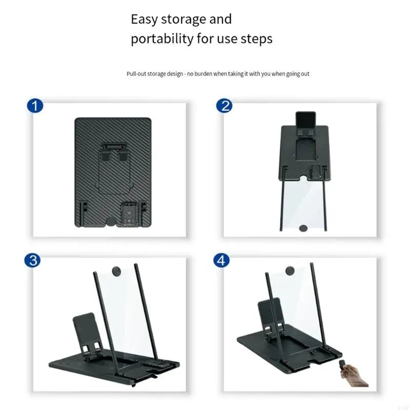 12Inch 720P Against Midnightblue Light Phone Increaser Includes Tip Device for Comfortable Viewing K1KF Quake