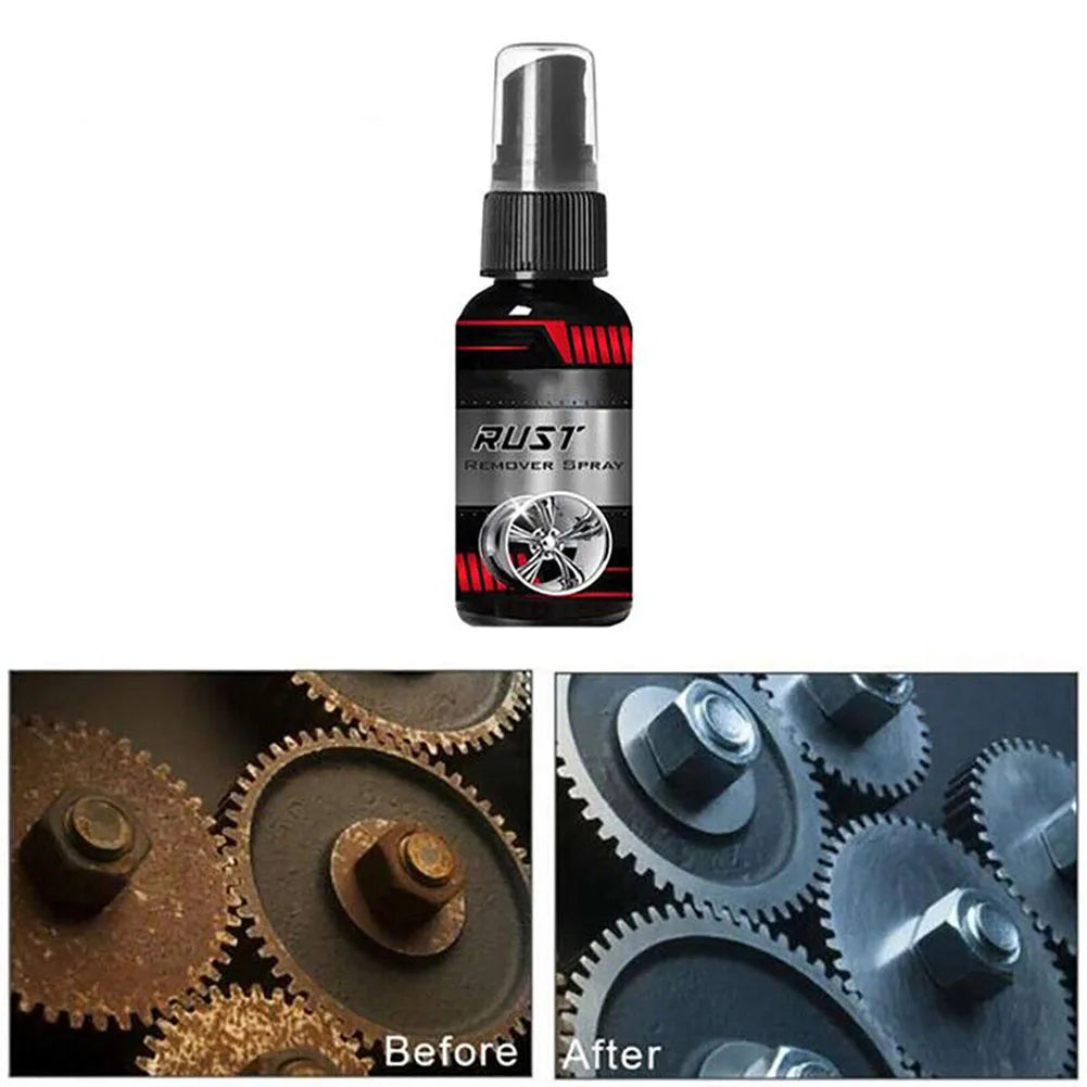 Car Iron Rust Removal Remover Spray Multi Purpose Derusting Cleaner Auto Anti Rust Spray For Bathrooms Toilets Car Quake