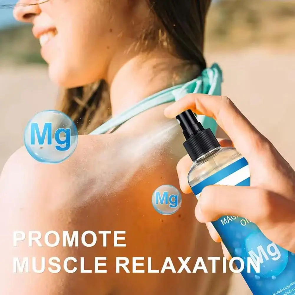 1/2PCS Magnesium Oil Spray for Feet & Sleep, Relief & Relaxation, Smoothes And Softens Skin,Muscle Health Leg & Joint Care 70g Quake