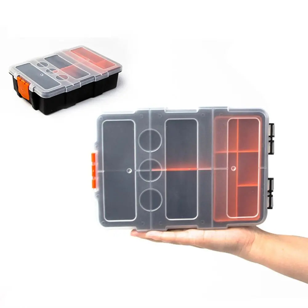Combination Metal Parts Screwdriver Repair Tool Box Hardware Tool Parts Toolbox Screw Storage Box Quake