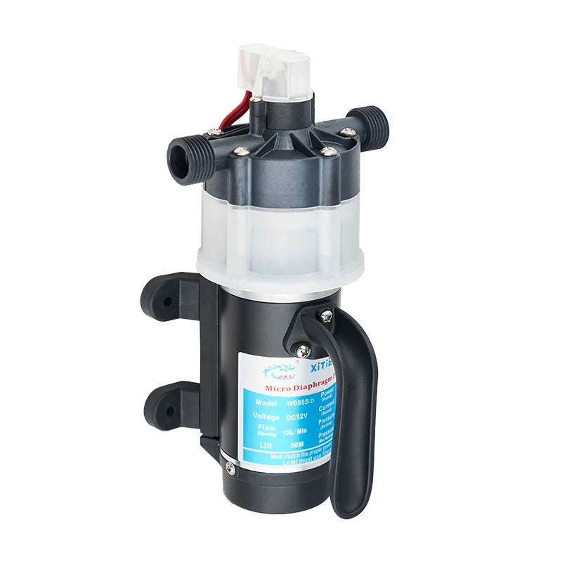 W0555(2)YD-12-120FS Low Noise Recreational Vehicle Water Heater Booster Pump Electric Miniature Diaphragm Pump Solar Water Pump Quake